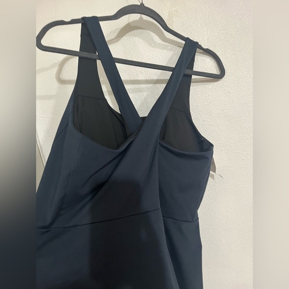 Zella daybreak tenis cross back A line dress Ophra’s favorite XXL navy blue NWT - Picture 4 of 7